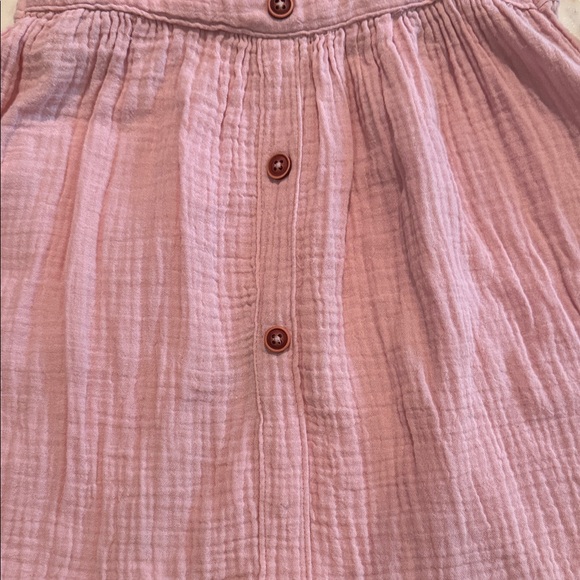 Pink Ruffled Button-Down Dress - Picture 2 of 6